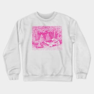 Bear Stung By Bees BubbleGum Pink Crewneck Sweatshirt